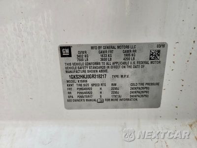 Zdjęcie 13 z 13 samochodu: 2016 GMC YUKON XL DENALI VIN:1GKS2HKJ0GR318217 - miniatura