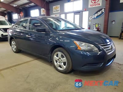 Czwarte zdjęcie samochodu z boku: 2013 NISS SENTRA S VIN:3N1AB7AP8DL621405 - miniatura