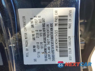 Zdjęcie 13 z 13 samochodu: 2017 MAZDA 3 GRAND TOURING VIN:JM1BN1M39H1134323 - miniatura