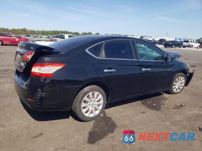 Trzecie zdjęcie samochodu z tyłu: 2013 NISSAN SENTRA S VIN:3N1AB7AP8DL638544 - miniatura