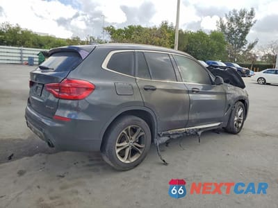 Trzecie zdjęcie samochodu z tyłu: 2021 BMW X3 SDRIVE30I VIN:5UXTY3C02M9H42390 - miniatura