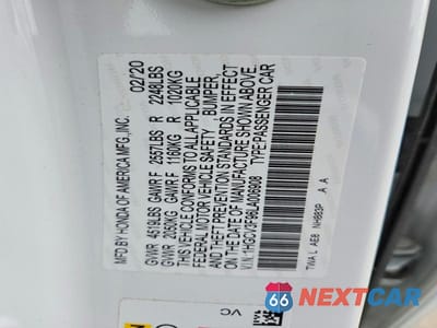Zdjęcie 13 z 13 samochodu: 2020 HONDA ACCORD TOURING HYBRID VIN:1HGCV3F96LA006908 - miniatura