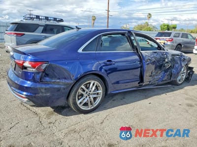 Trzecie zdjęcie samochodu z tyłu: 2021 AUDI A4 PREMIUM 45 VIN:WAUDAAF46MA024637 - miniatura