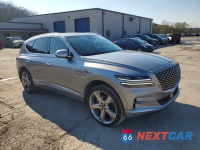 Czwarte zdjęcie samochodu z boku: 2021 GENESIS GV80 2.5T VIN:KMUHBDSB8MU053396 - miniatura