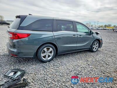 Trzecie zdjęcie samochodu z tyłu: 2020 HONDA ODYSSEY EXL VIN:5FNRL6H73LB035009 - miniatura