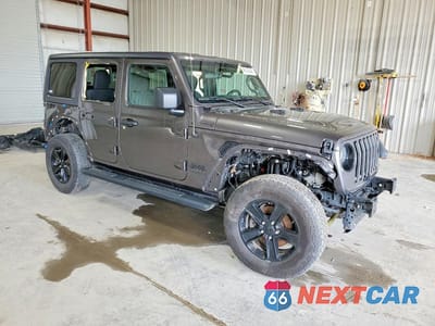 Czwarte zdjęcie samochodu z boku: 2021 JEEP WRANGLER UNLIMITED SPORT VIN:1C4HJXDN1MW761086 - miniatura