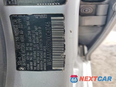 Zdjęcie 12 z 12 samochodu: 1999 BMW 323 I VIN:WBAAM3332XKC61046 - miniatura