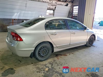 Trzecie zdjęcie samochodu z tyłu: 2007 HONDA CIVIC LX VIN:1HGFA16587L043656 - miniatura