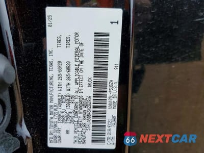 Zdjęcie 13 z 13 samochodu: 2025 TOYOTA TUNDRA SR5 VIN:5TFLA5DB4SX282916 - miniatura