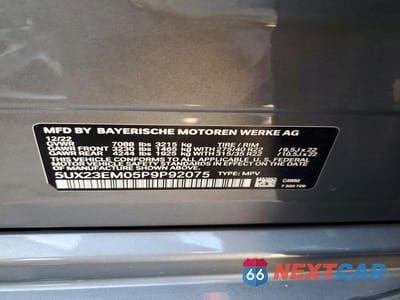 Zdjęcie 12 z 12 samochodu: 2023 BMW X7 XDRIVE40I VIN:5UX23EM05P9P92075 - miniatura