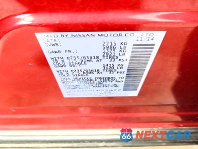 Zdjęcie 13 z 13 samochodu: 2015 NISSAN PATHFINDER SV VIN:5N1AR2MM4FC622977 - miniatura