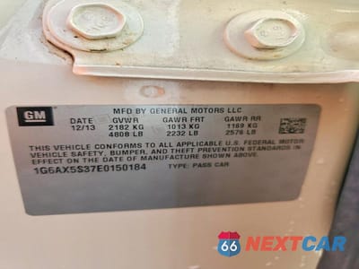 Zdjęcie 13 z 13 samochodu: 2014 CADILLAC CTS LUXURY COLLECTION VIN:1G6AX5S37E0150184 - miniatura