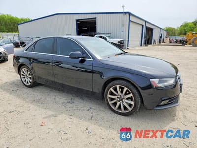 Czwarte zdjęcie samochodu z boku: 2013 AUDI A4 PREMIUM PLUS VIN:WAUEFAFL5DN037790 - miniatura