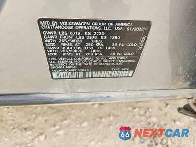 Zdjęcie 13 z 13 samochodu: 2023 VOLKSWAGEN ATLAS SE VIN:1V2HR2CA8PC528451 - miniatura
