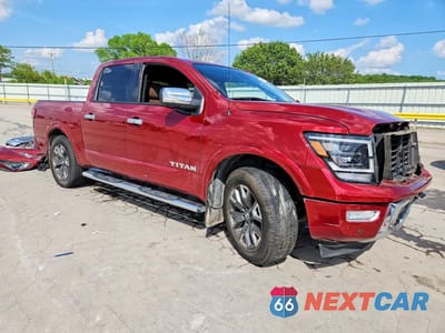 Czwarte zdjęcie samochodu z boku: 2021 NISSAN TITAN PLATINUM RESERVE VIN:1N6AA1EF3MN527105 - miniatura