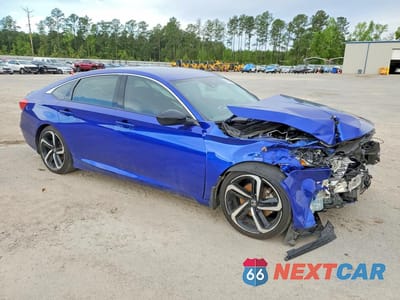 Czwarte zdjęcie samochodu z boku: 2022 HONDA ACCORD SPORT SE VIN:1HGCV1F47NA091155 - miniatura