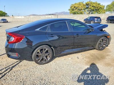 Trzecie zdjęcie samochodu z tyłu: 2020 HONDA CIVIC SPORT VIN:2HGFC2F81LH553588 - miniatura