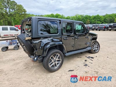 Trzecie zdjęcie samochodu z tyłu: 2024 JEEP WRANGLER 4XE VIN:1C4RJXN65RW190124 - miniatura