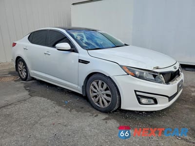 Czwarte zdjęcie samochodu z boku: 2014 KIA OPTIMA EX VIN:5XXGN4A73EG337755 - miniatura