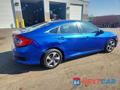 Trzecie zdjęcie samochodu z tyłu: 2021 HONDA CIVIC LX VIN:2HGFC2F63MH535531 - miniatura