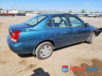 Trzecie zdjęcie samochodu z tyłu: 2002 HYUNDAI ELANTRA GLS VIN:KMHDN45D12U291413 - miniatura