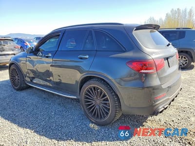Drugie zdjęcie samochodu z przodu: 2020 MERCEDES-BENZ GLC 63 4MATIC AMG VIN:W1N0G8JBXLF838492 - miniatura