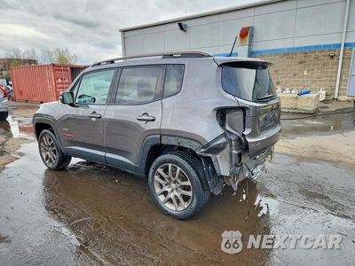 Drugie zdjęcie samochodu z przodu: 2016 JEEP RENEGADE LATITUDE VIN:ZACCJBBT9GPD24422 - miniatura