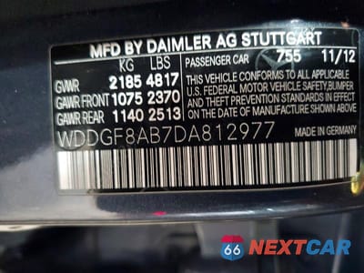 Zdjęcie 12 z 12 samochodu: 2013 MERCEDES-BENZ C 300 4MATIC VIN:WDDGF8AB7DA812977 - miniatura
