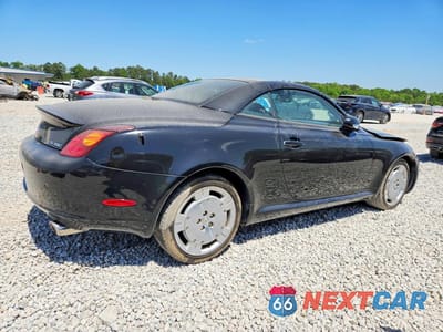 Trzecie zdjęcie samochodu z tyłu: 2003 LEXUS SC 430 VIN:JTHFN48Y930043705 - miniatura