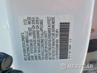 Zdjęcie 14 z 14 samochodu: 2022 HONDA PILOT SE VIN:5FNYF5H22NB014639 - miniatura