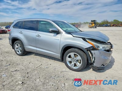 Czwarte zdjęcie samochodu z boku: 2016 TOYOTA HIGHLANDER HYBRID LIMITED VIN:5TDDCRFH6GS015667 - miniatura