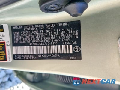 Zdjęcie 13 z 13 samochodu: 2007 TOYOTA AVALON XLS VIN:4T1BK36B87U245950 - miniatura