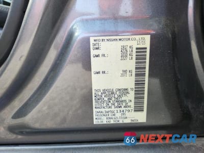 Zdjęcie 12 z 12 samochodu: 2016 NISSAN ALTIMA 2.5 S VIN:1N4AL3AP3GC134797 - miniatura