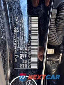 Zdjęcie 13 z 13 samochodu: 2017 MERCEDES-BENZ CLA 250 4MATIC VIN:WDDSJ4GB7HN470762 - miniatura