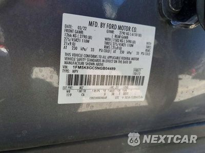Zdjęcie 14 z 14 samochodu: 2022 FORD EXPLORER ST VIN:1FM5K8GC5NGB04489 - miniatura