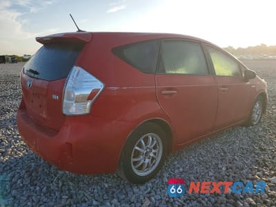 Trzecie zdjęcie samochodu z tyłu: 2012 TOYOTA PRIUS V THREE VIN:JTDZN3EU0C3071921 - miniatura