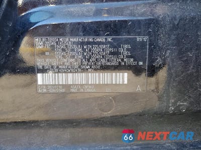 Zdjęcie 12 z 12 samochodu: 2012 TOYOTA RAV4 BASE VIN:2T3BF4DV4CW182418 - miniatura