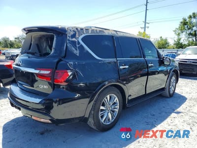 Trzecie zdjęcie samochodu z tyłu: 2019 INFINITI QX80 LUXE VIN:JN8AZ2NF8K9685466 - miniatura