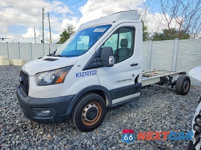 2021 FORD TRANSIT TRUCK CAB AND CHASSIS 1FDBW5Z88MKA79954 - główne zdjęcie licytacji z USA - miniatura