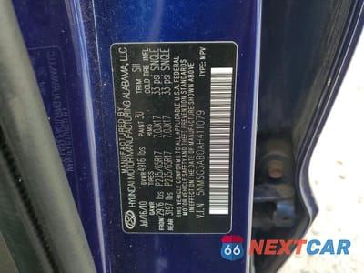 Zdjęcie 13 z 13 samochodu: 2010 HYUNDAI SANTA FE GLS VIN:5NMSG3AB0AH411079 - miniatura