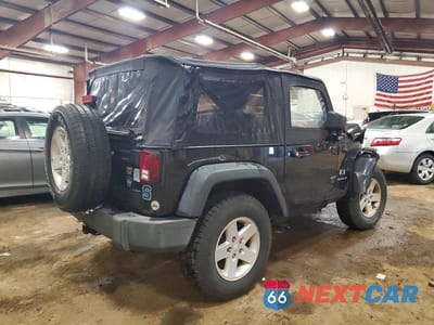 Trzecie zdjęcie samochodu z tyłu: 2008 JEEP WRANGLER X VIN:1J8FA24128L559218 - miniatura
