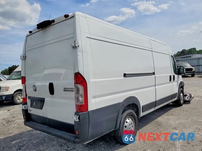 Trzecie zdjęcie samochodu z tyłu: 2023 RAM PROMASTER 3500 DELIVERY VAN VIN:3C6MRVJG5PE532238 - miniatura