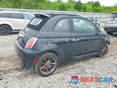 Trzecie zdjęcie samochodu z tyłu: 2013 FIAT 500 ABARTH VIN:3C3CFFJH1DT672245 - miniatura