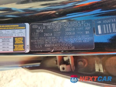 Zdjęcie 12 z 12 samochodu: 2015 KIA FORTE LX VIN:KNAFX4A65F5354525 - miniatura