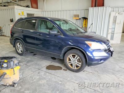 Czwarte zdjęcie samochodu z boku: 2010 HONDA CR-V EX VIN:5J6RE4H56AL025978 - miniatura