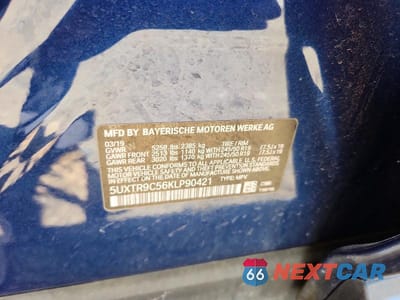 Zdjęcie 13 z 13 samochodu: 2019 BMW X3 XDRIVE30I VIN:5UXTR9C56KLP90421 - miniatura