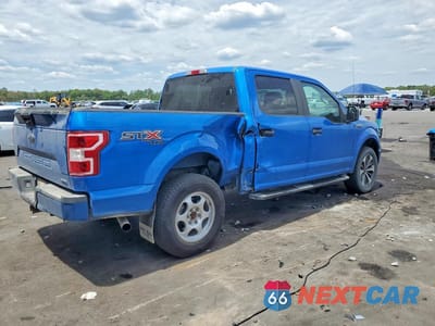 Trzecie zdjęcie samochodu z tyłu: 2019 FORD F150 SUPERCREW VIN:1FTEW1E49KKF19917 - miniatura