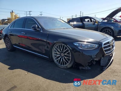 Czwarte zdjęcie samochodu z boku: 2024 MERCEDES-BENZ S 580 4MATIC VIN:W1K6G7GB3RA297347 - miniatura