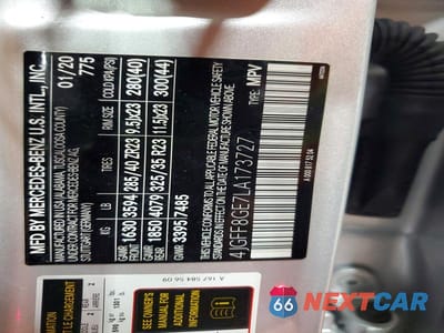 Zdjęcie 13 z 13 samochodu: 2020 MERCEDES-BENZ GLS 580 4MATIC VIN:4JGFF8GE7LA173727 - miniatura
