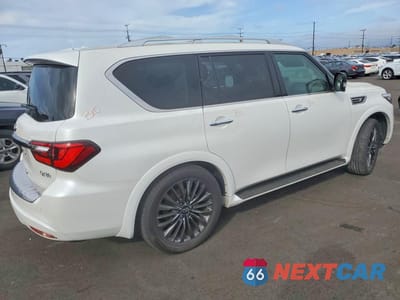Trzecie zdjęcie samochodu z tyłu: 2023 INFINITI QX80 PREMIUM SELECT VIN:JN8AZ2AFXP9757216 - miniatura